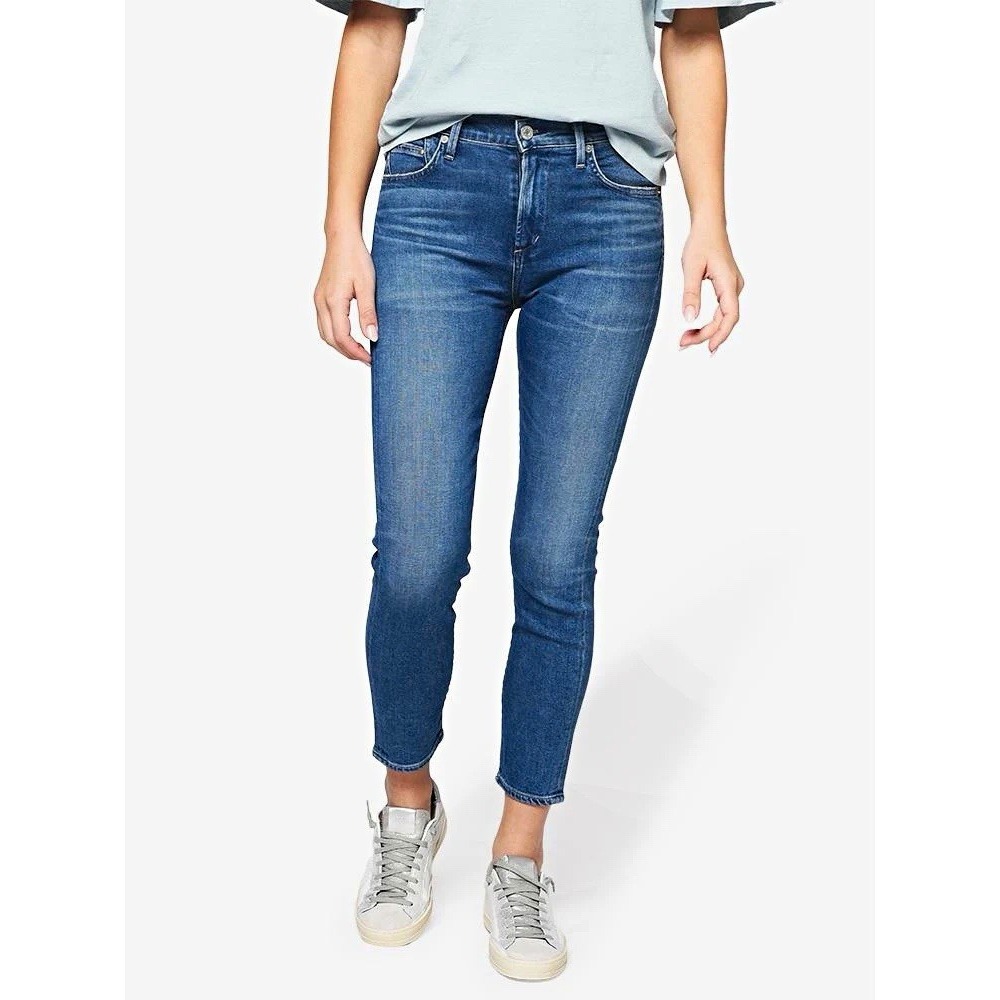 Citizens of Humanity Rocket Crop Jeans Womens 24 Mid Rise Skinny 26" Inseam